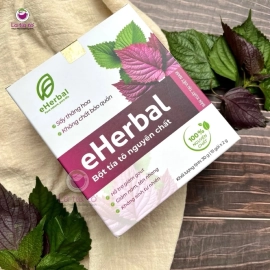 Bột tía tô sấy thăng hoa - Eherbal- Hộp 15 gói - không đường